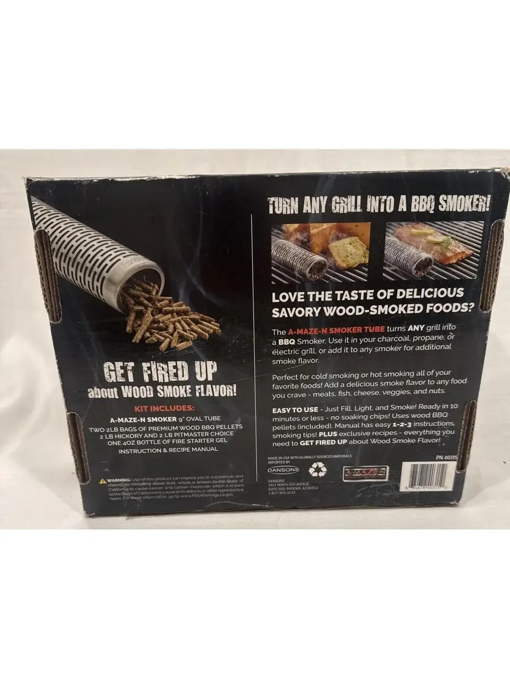 A-MAZE-N Smoker Kit Wood Pellet Smoker Box for Grill
